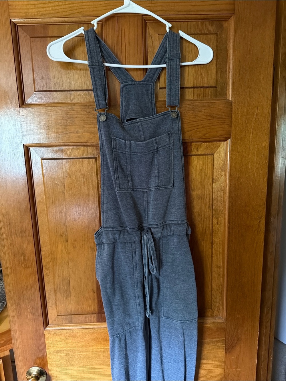 Casual Women's Gray Overalls Jumpsuit